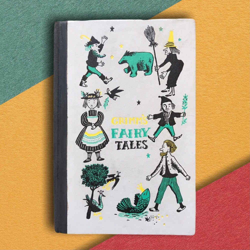 Grimm’s Fairy Tales Vintage 1954 Book Hard Cover